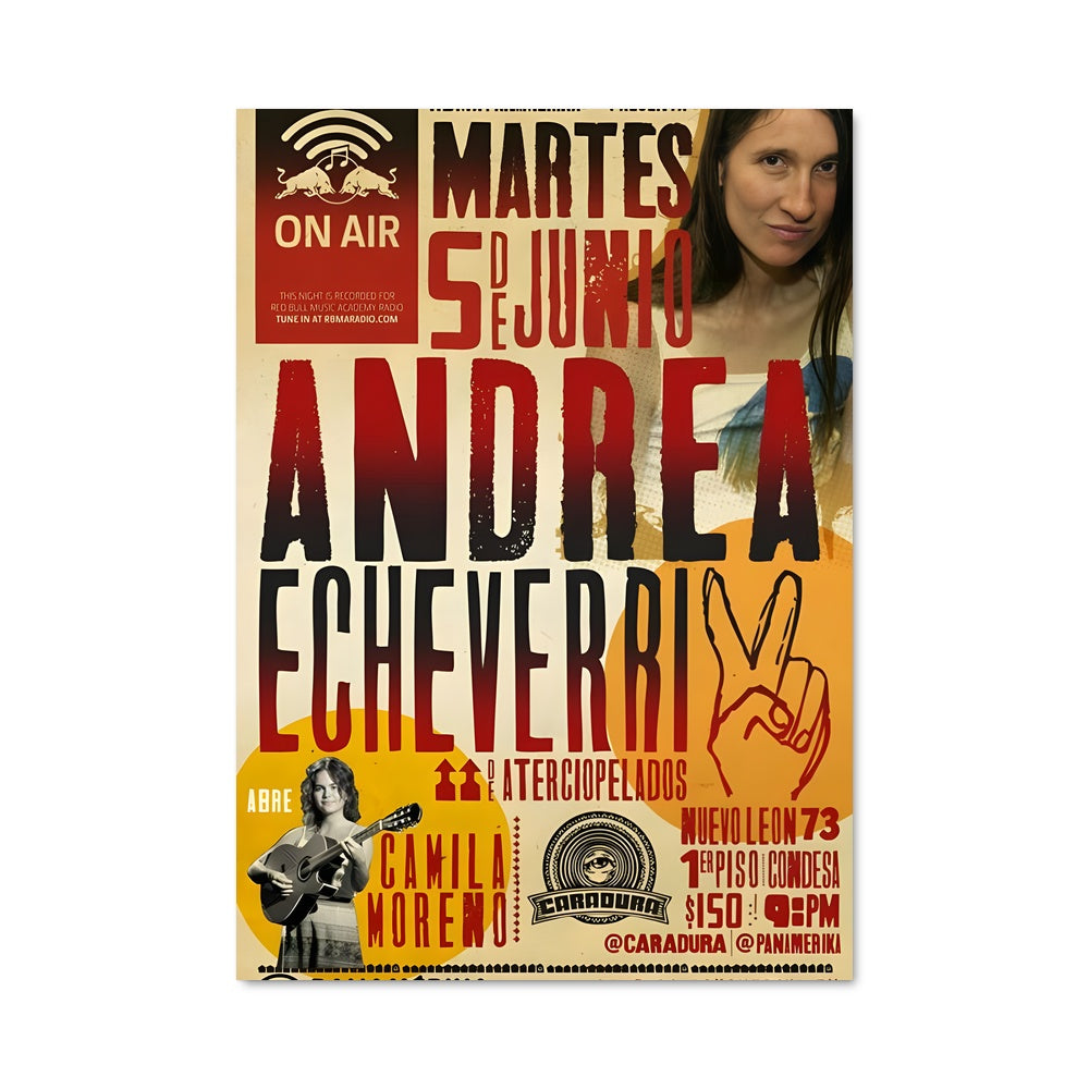 Poster Vibrations Aterciopeladas