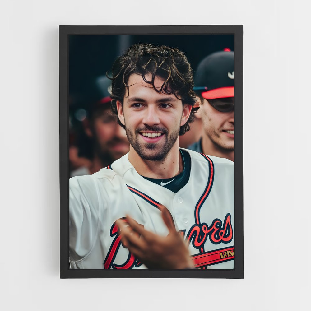 ap-atlanta braves-10 cadre Noir