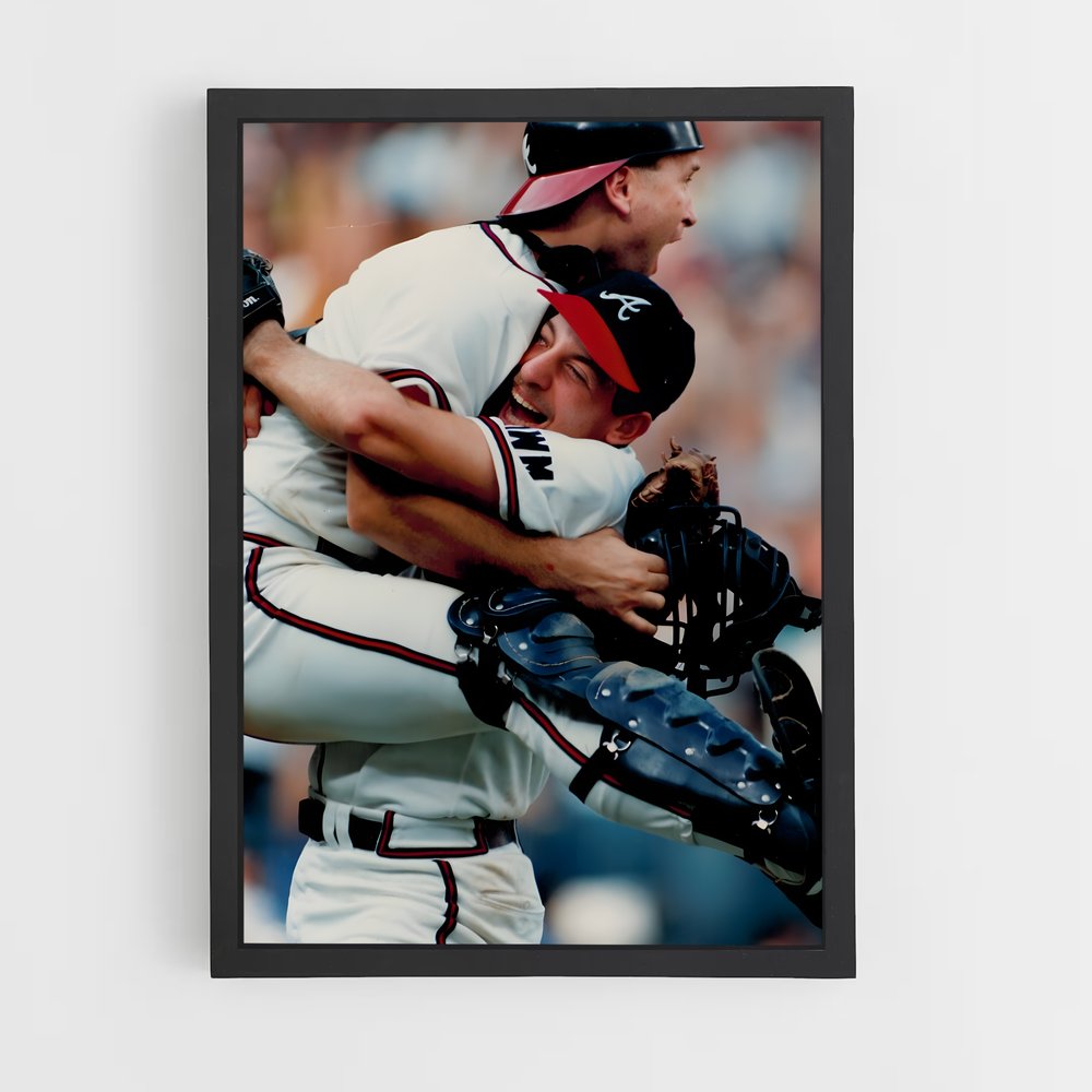 ap-atlanta braves-8 cadre Noir
