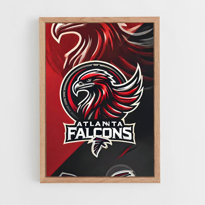 ap-atlanta falcons-5 cadre Bois clair