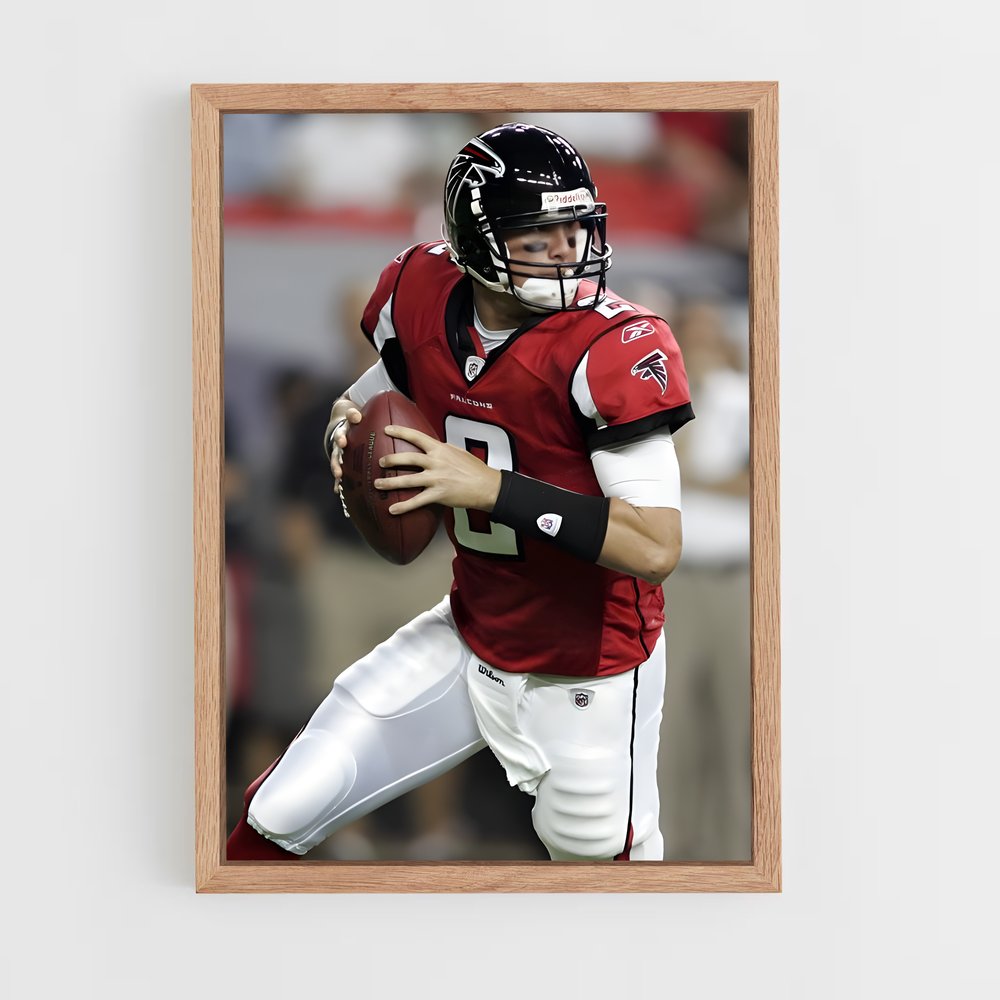 ap-atlanta falcons-6 cadre Bois clair