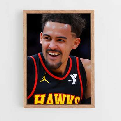 ap-atlanta hawks-7 cadre Bois clair