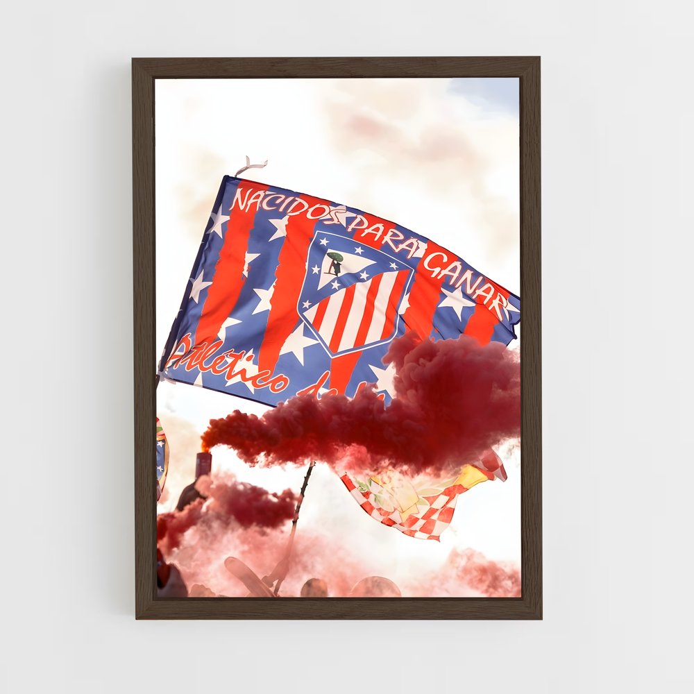ap-atletico madrid cf-10 cadre Bois foncé