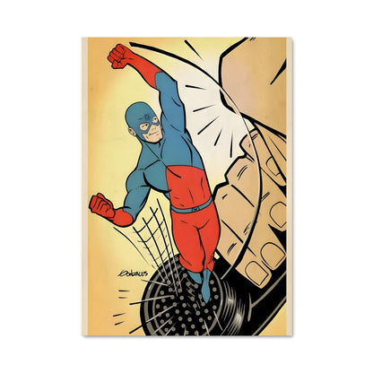 Poster Atom en Vol