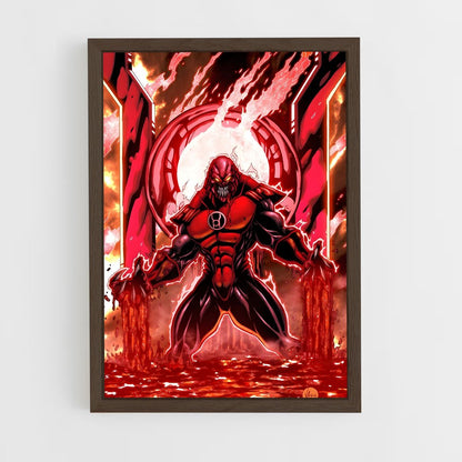 ap-atrocitus red lantern-1 cadre Bois foncé