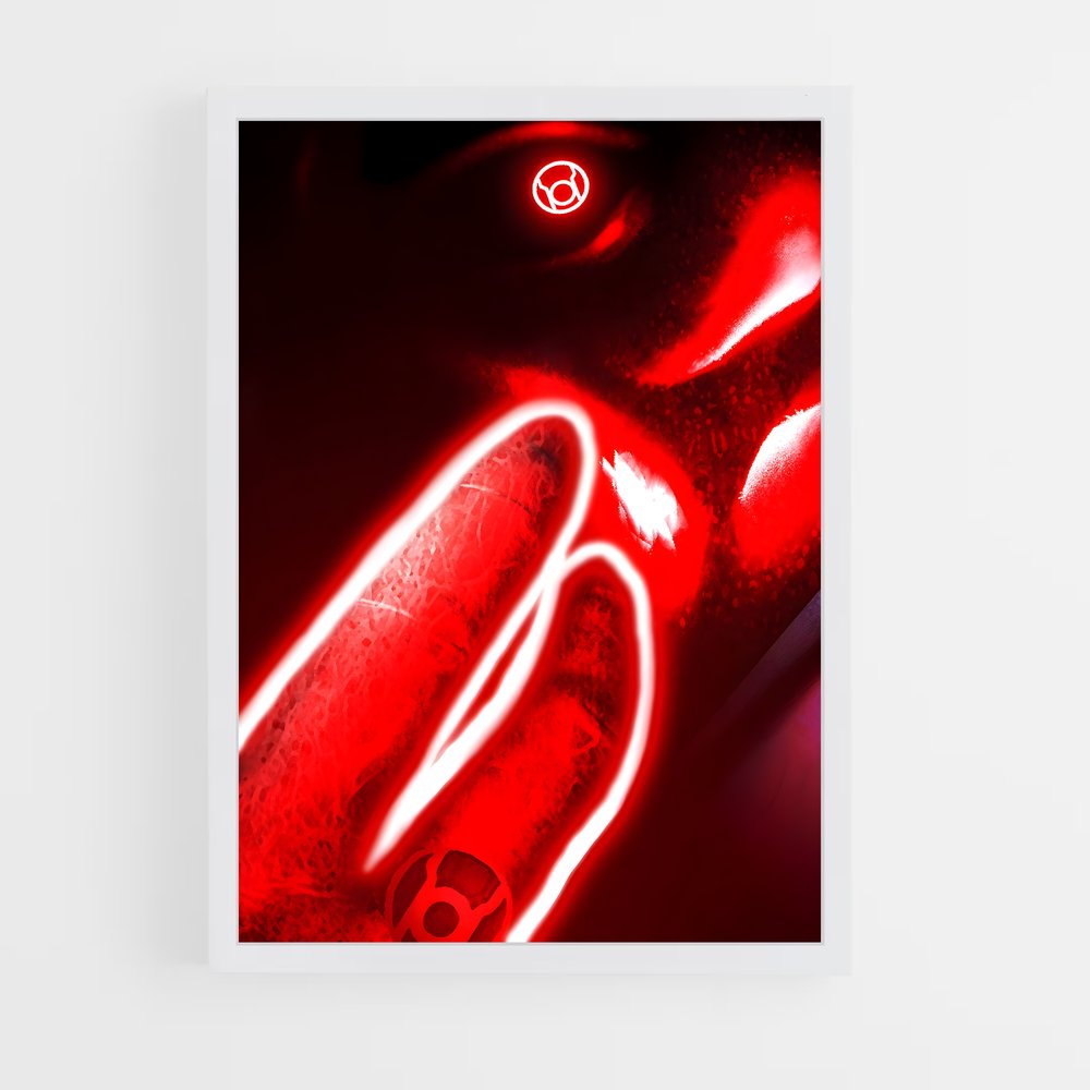ap-atrocitus red lantern-10 cadre Blanc