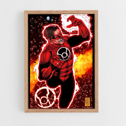 ap-atrocitus red lantern-15 cadre Bois clair