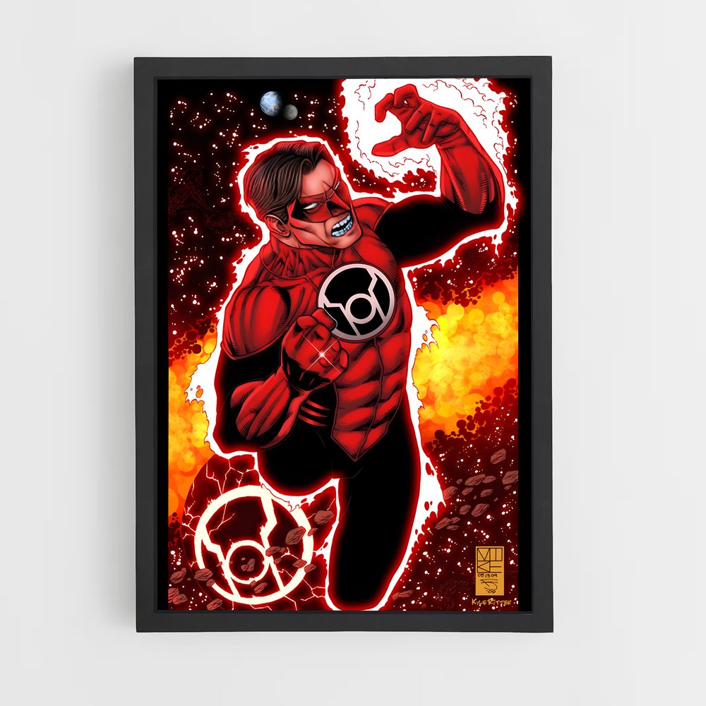 ap-atrocitus red lantern-15 cadre Noir