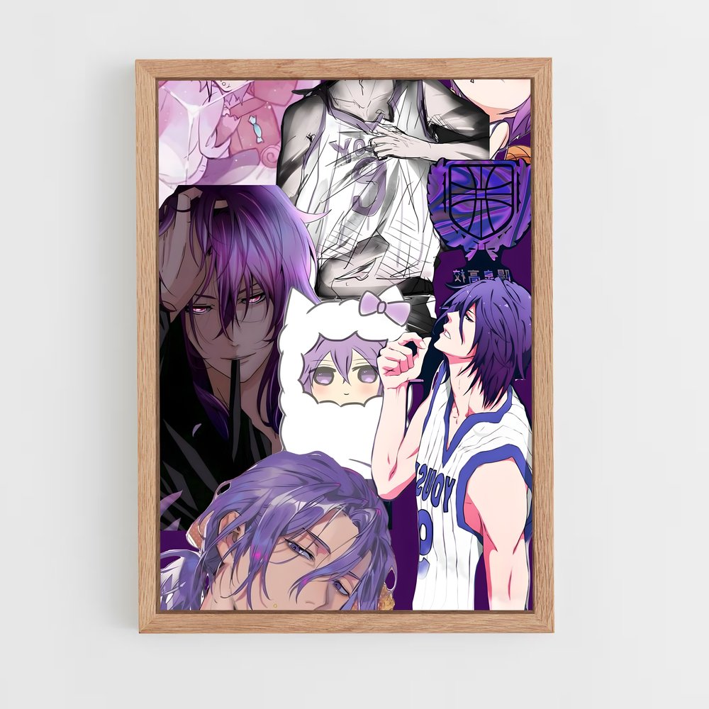 ap-atsushi murasakibara-3 cadre Bois clair