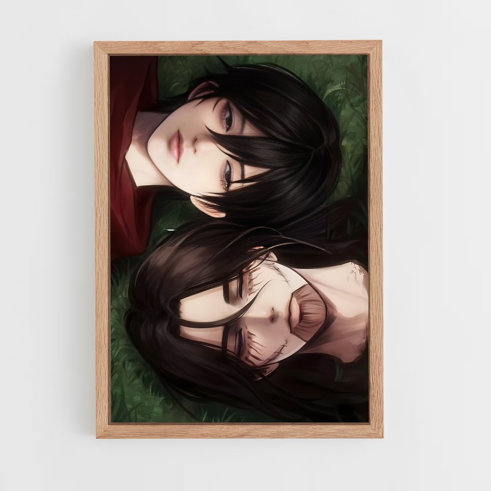 ap-attack on titan-11 cadre Bois clair