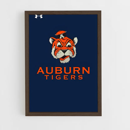 ap-auburn tigers-3 cadre Bois foncé