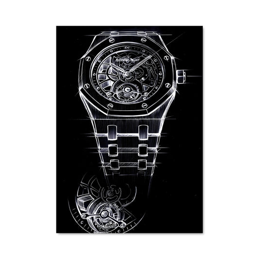 Poster Chrono Noir