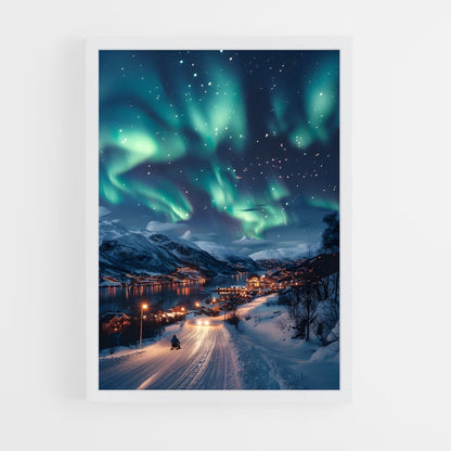 ap-aurora borealis-28 cadre Blanc