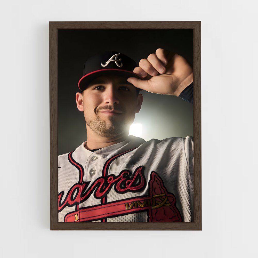 ap-austin riley-3 cadre Bois foncé