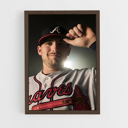 ap-austin riley-3 cadre Bois foncé