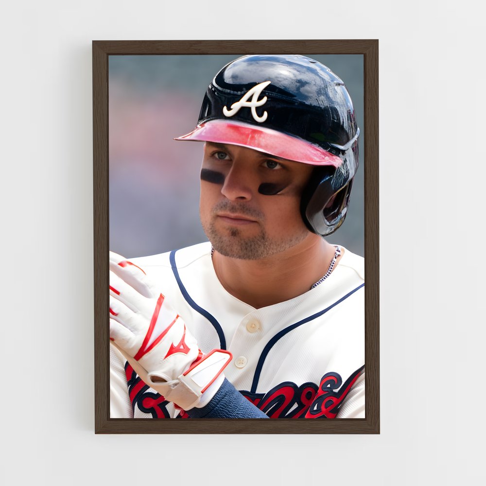 ap-austin riley-4 cadre Bois foncé