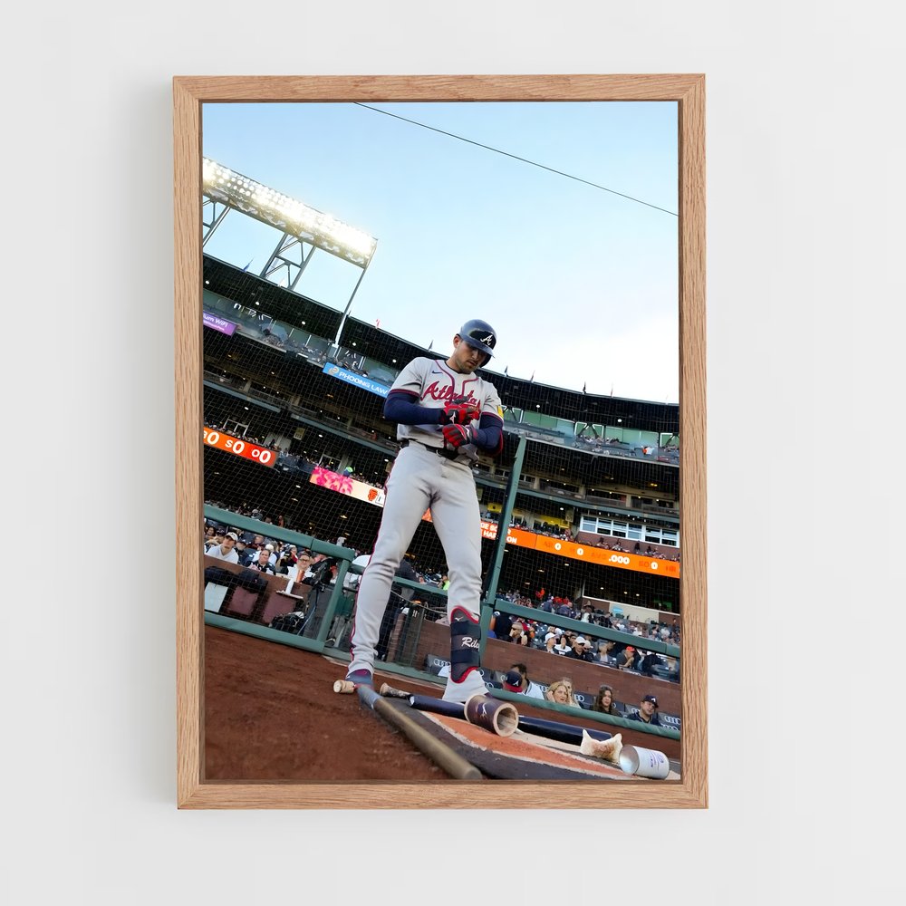 ap-austin riley-5 cadre Bois clair