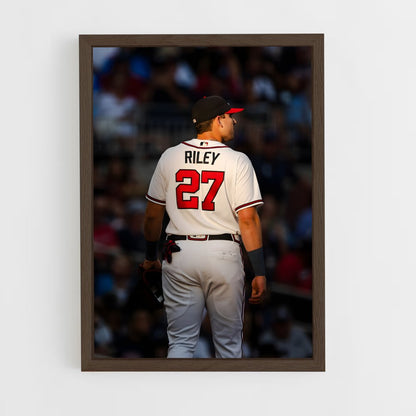 ap-austin riley-6 cadre Bois foncé