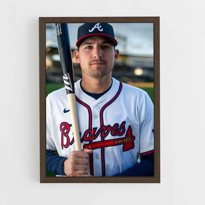 ap-austin riley-8 cadre Bois foncé