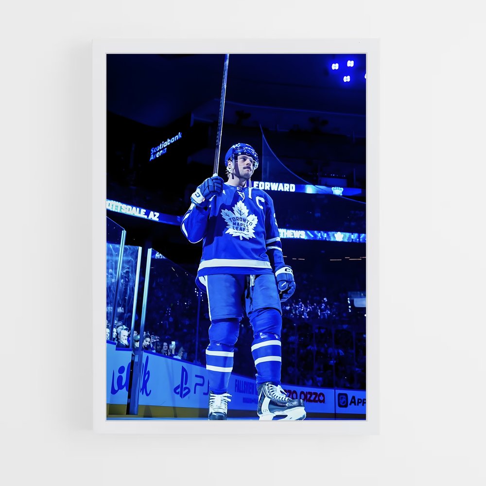 ap-auston matthews-1 cadre Blanc