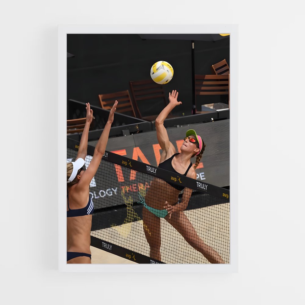 ap-australia national beach volleyball team-2 cadre Blanc