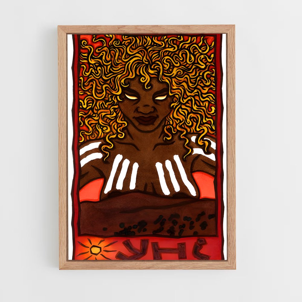 ap-australian aboriginal mythology-2 cadre Bois clair