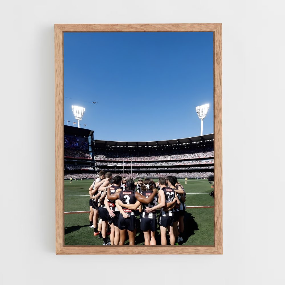 ap-australian football-3 cadre Bois clair