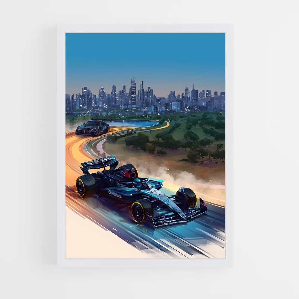 ap-australian grand prix-3 cadre Blanc