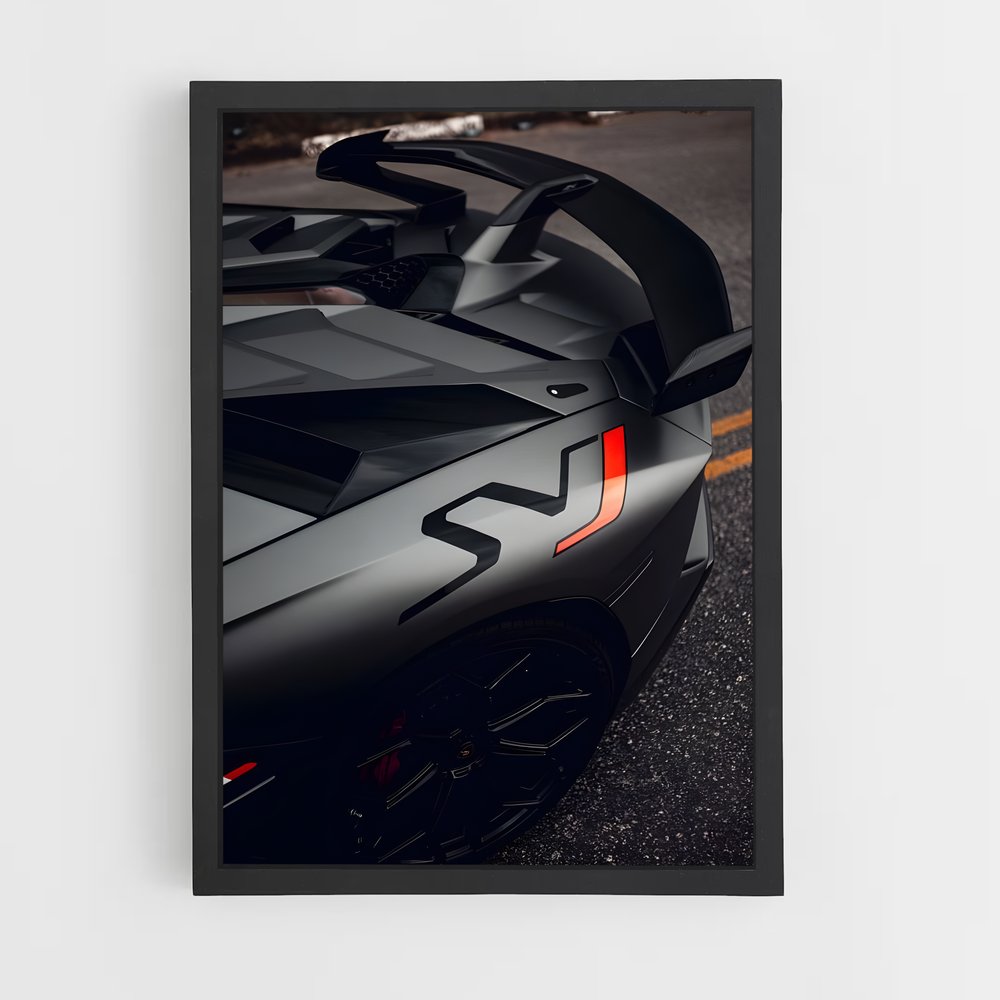 ap-aventador s-1 cadre Noir
