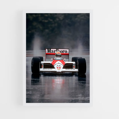 ap-ayrton senna-1 cadre Blanc
