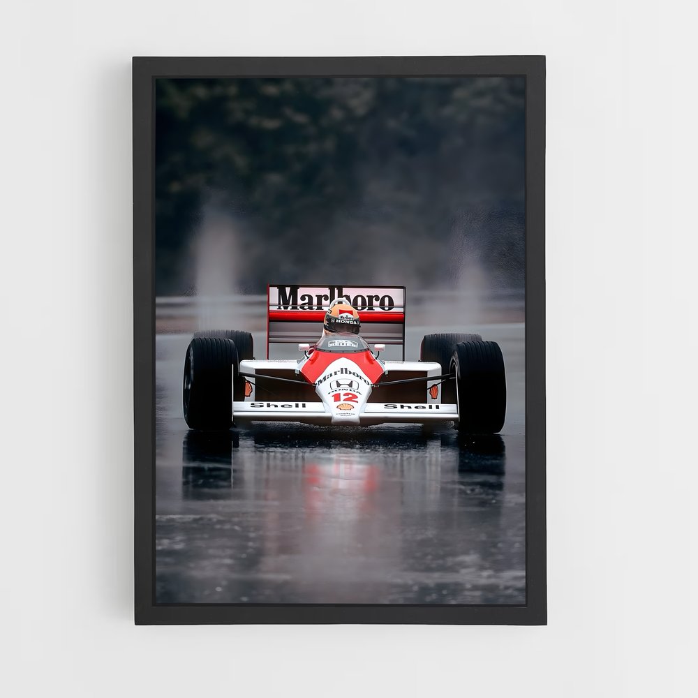 ap-ayrton senna-1 cadre Noir
