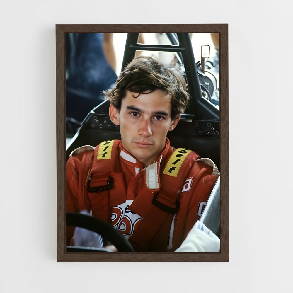 ap-ayrton senna-5 cadre Bois foncé