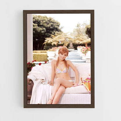 ap-ayumi hamasaki-5 cadre Bois foncé