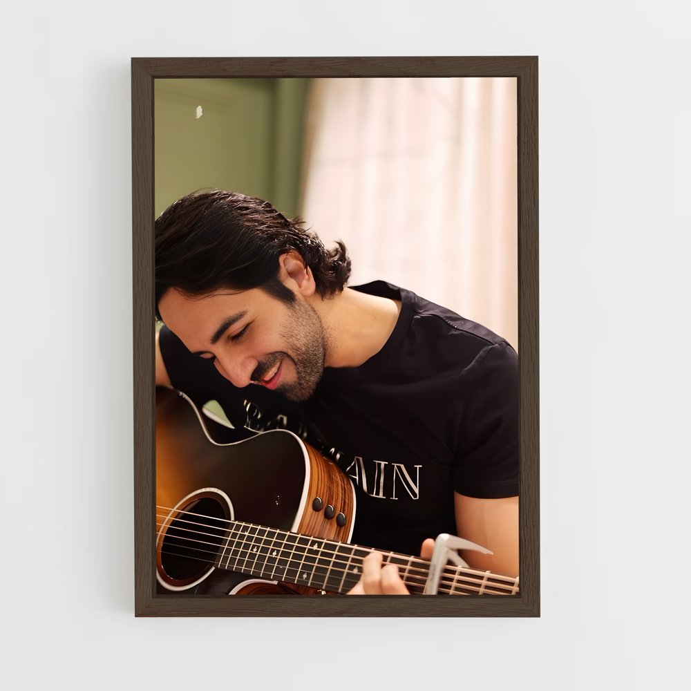 ap-ayushmann khurrana-3 cadre Bois foncé