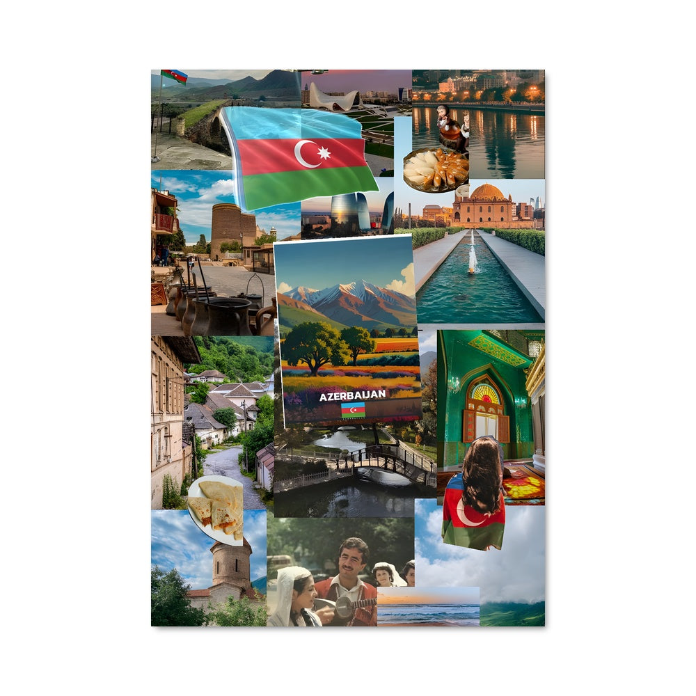 Poster Azerbaïdjan Enchanté