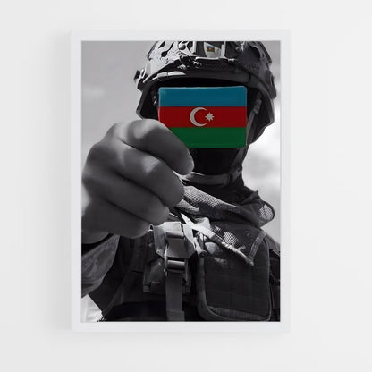 ap-azerbaijan flag-5 cadre Blanc