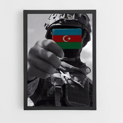 ap-azerbaijan flag-5 cadre Noir
