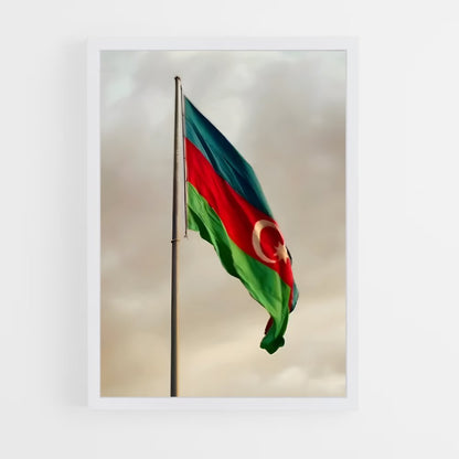 ap-azerbaijan flag-6 cadre Blanc