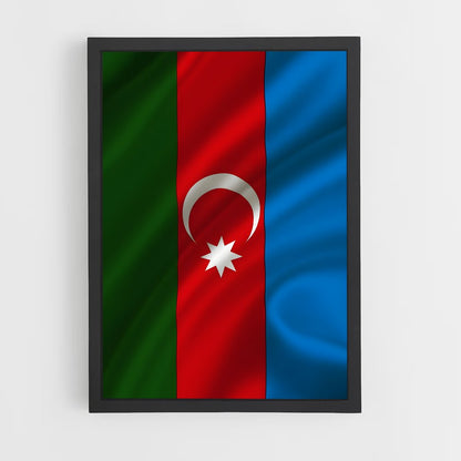 ap-azerbaijan flag-8 cadre Noir