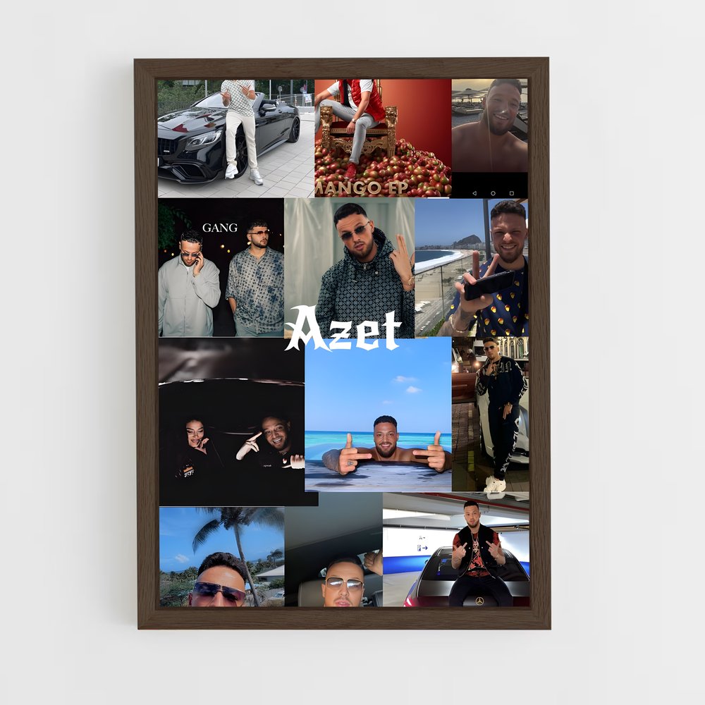 ap-azet-6 cadre Bois foncé