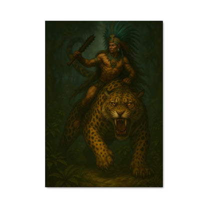 Poster Guerrier des Jaguars