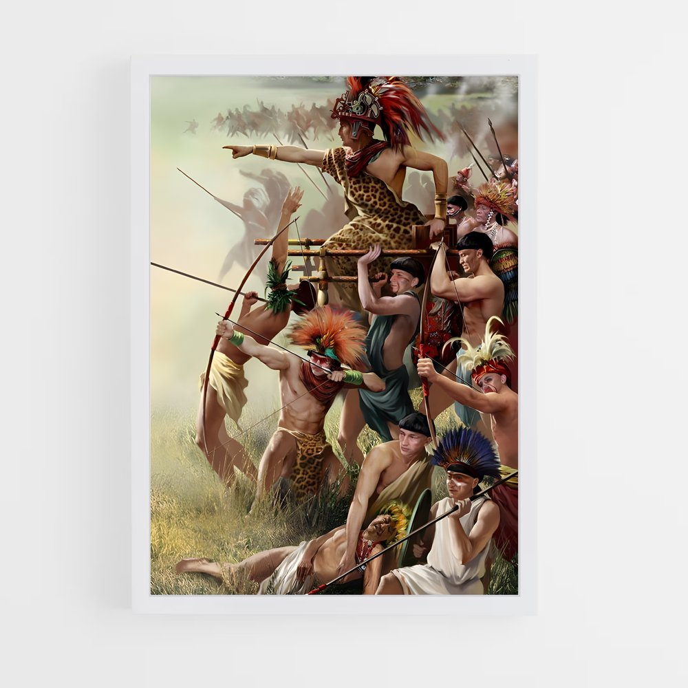 ap-aztec empire-2 cadre Blanc