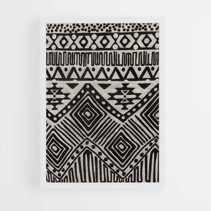 ap-aztec patterns-2 cadre Blanc