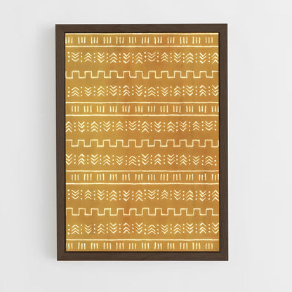 ap-aztec patterns-7 cadre Bois foncé