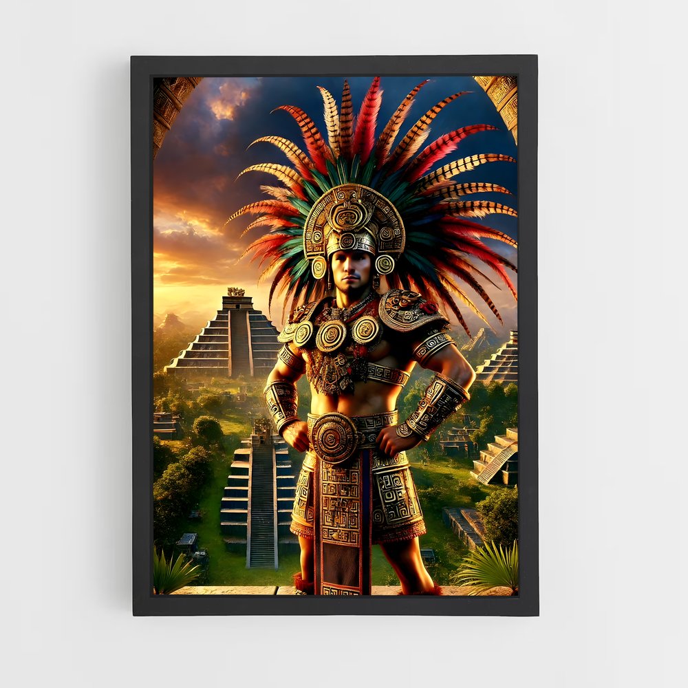 ap-aztec warrior-10 cadre Noir