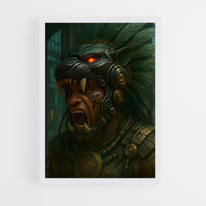 ap-aztec warrior-9 cadre Blanc