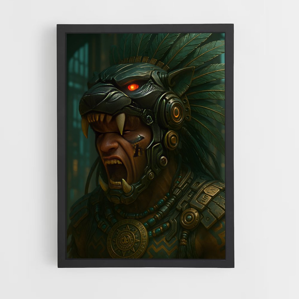 ap-aztec warrior-9 cadre Noir