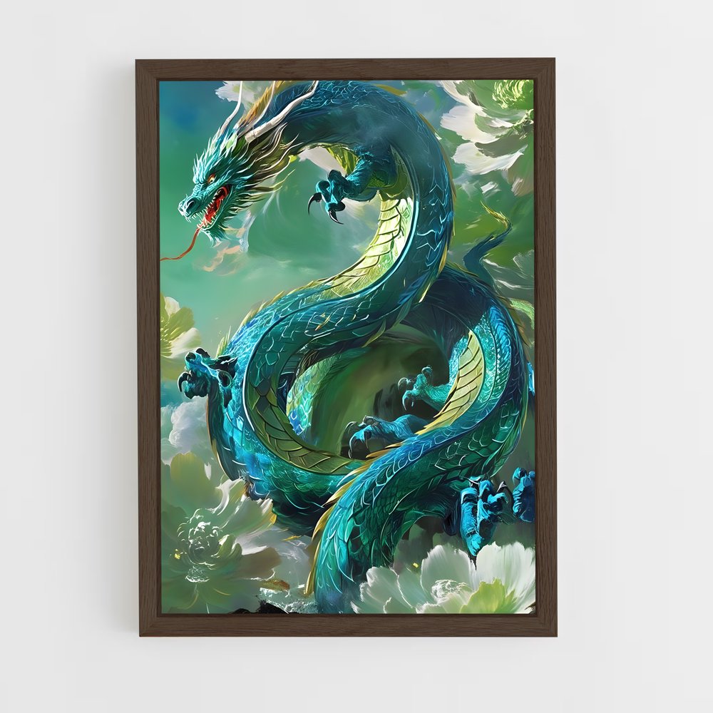 ap-azure dragon-12 cadre Bois foncé