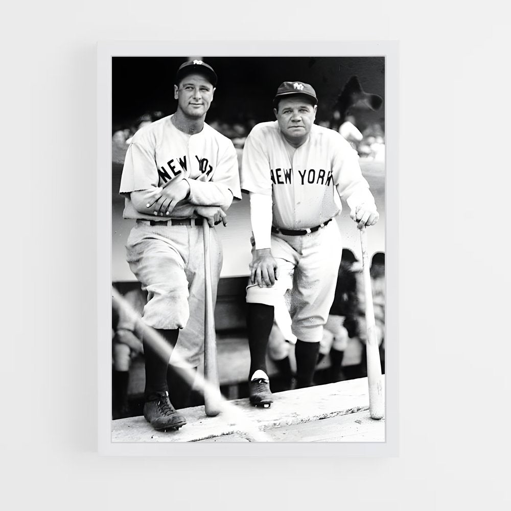 ap-babe ruth-3 cadre Blanc