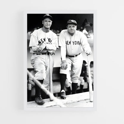 ap-babe ruth-3 cadre Blanc